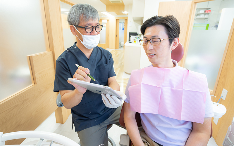 患者様目線の丁寧でわかりやすい説明